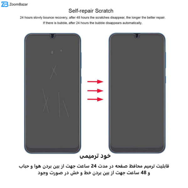 محافظ صفحه نمایش مات بوف مدل HgM15 مناسب برای گوشی موبایل سامسونگ Galaxy Z Flip3