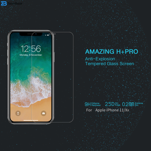 محافظ صفحه نمایش نیلکین مدل H Plus Pro مناسب برای گوشی موبایل اپل iPhone 11/XR