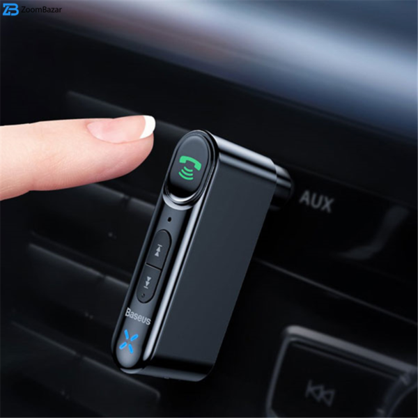 فرستنده صدا باسئوس مدل Qiyin AUX Car Bluetooth