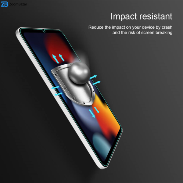 محافظ صفحه نمایش بوف مدل 5D-Plus مناسب برای تبلت اپل iPad Mini 6 (2021)