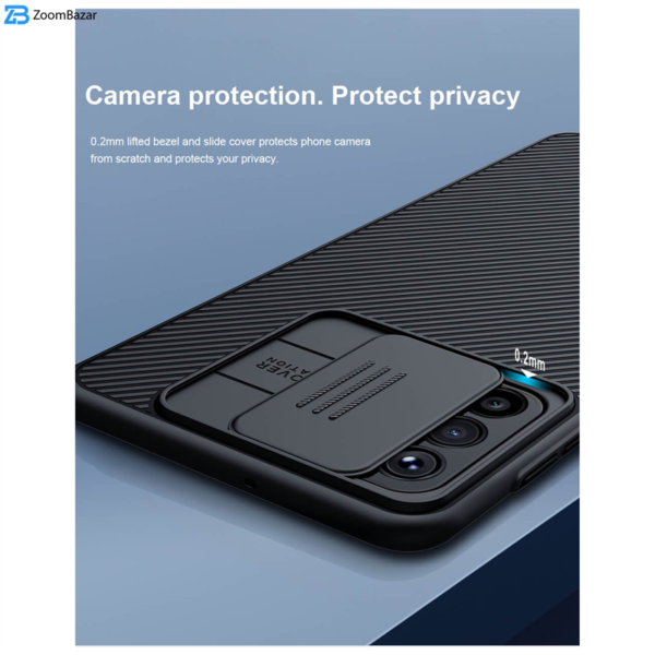 کاور نیلکین مدل CamShield مناسب برای گوشی موبایل سامسونگ Galaxy M52 5G