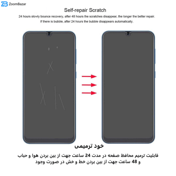 محافظ صفحه نمایش بوف مدل Hydrogel مناسب برای گوشی موبایل سامسونگ Galaxy S22 Plus