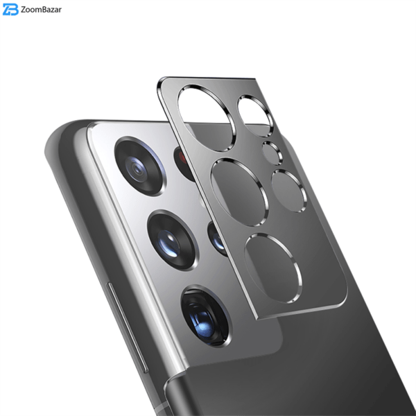 محافظ لنز دوربین بوف مدل 3DColorLenz مناسب برای گوشی موبایل سامسونگ Galaxy S21 Ultra