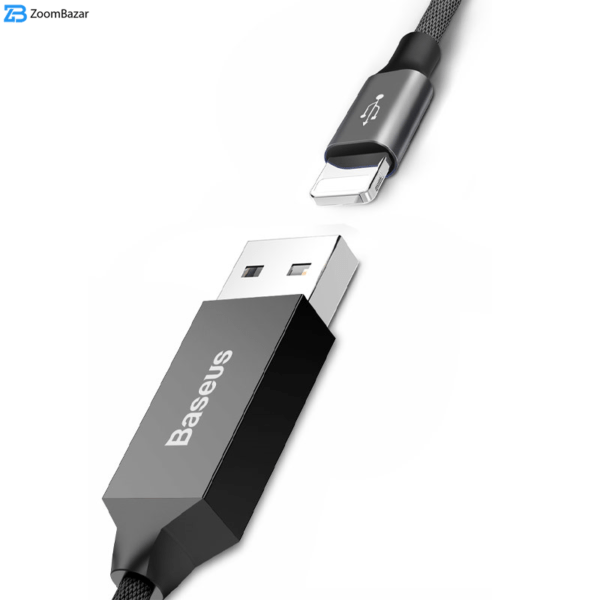 کابل تبدیل USB به لایتنینگ باسئوس مدل CALYW-M01 طول 5 متر