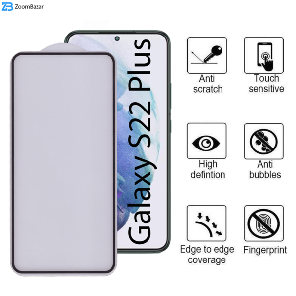 محافظ صفحه نمایش 5D بوف مدل F33-G مناسب برای گوشی موبایل سامسونگ Galaxy S22 Plus