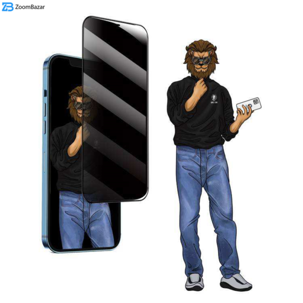 محافظ صغحه نمایش گرین مدل steve glass مناسب برای گوشی موبایل اپل iphone 12 promax