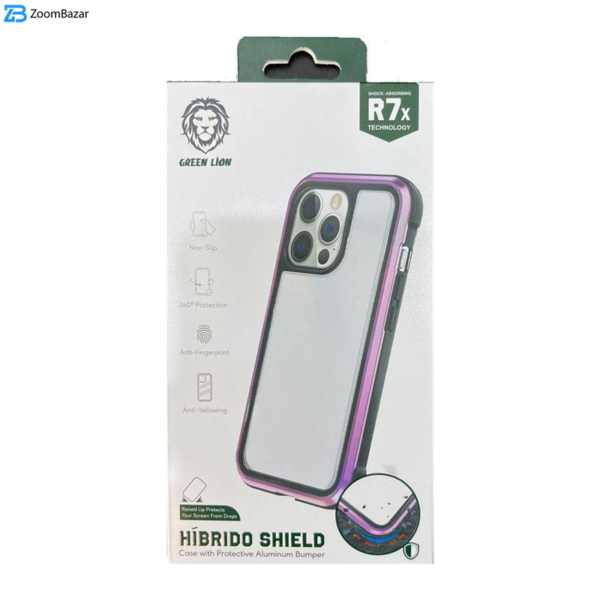 کاور گرین مدل Hibrido Shield مناسب برای گوشی موبایل اپل iphone 13