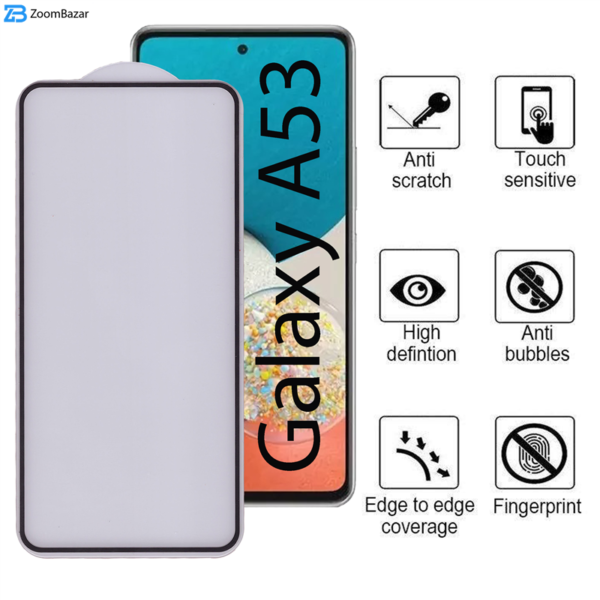 محافظ صفحه نمایش 5D بوف مدل F33-G مناسب برای گوشی موبایل سامسونگ Galaxy A53