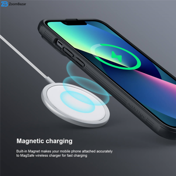 کاور نیلکین مدل Textured Pro Magnetic مناسب برای گوشی موبایل اپل iPhone 13 Pro