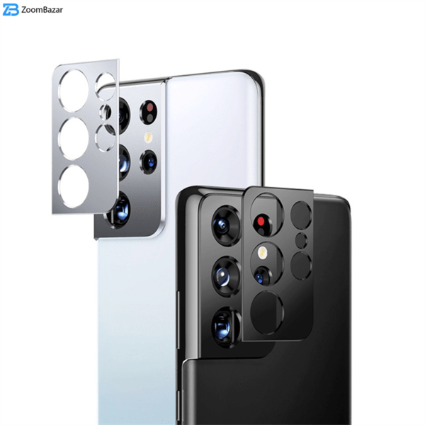 محافظ لنز دوربین بوف مدل 3DColorLenz مناسب برای گوشی موبایل سامسونگ Galaxy S21 Ultra