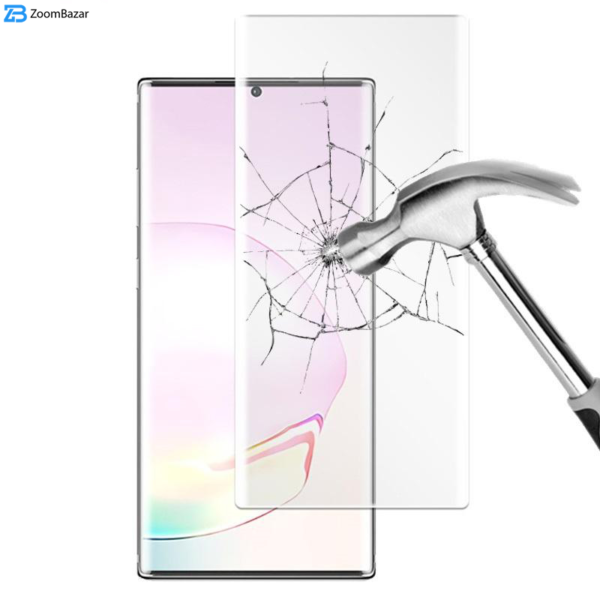 محافظ صفحه نمایش یووی لایت گرین مدل Curved-UV مناسب برای گوشی موبایل سامسونگ Galaxy Note 10 Plus