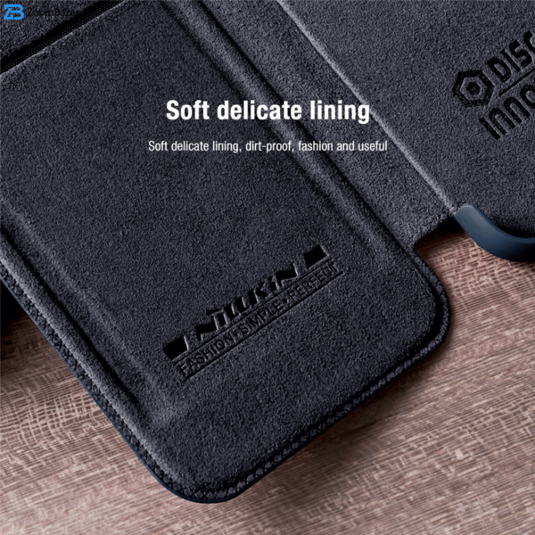 کیف کلاسوری نیلکین مدل QIN PRO مناسب برای گوشی موبایل سامسونگ Galaxy S22 Ultra