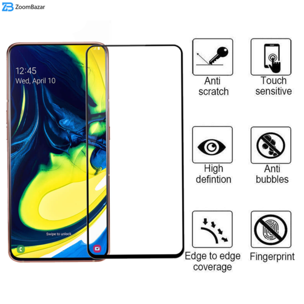 محافظ صفحه نمایش مات بوف 5D مدل Fm33 مناسب برای گوشی موبایل سامسونگ Galaxy A80 / A90