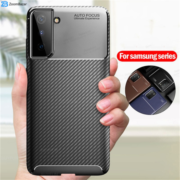 کاور اپیکوی مدل Auto Focus Carbon مناسب برای گوشی موبایل سامسونگ Galaxy S21 FE