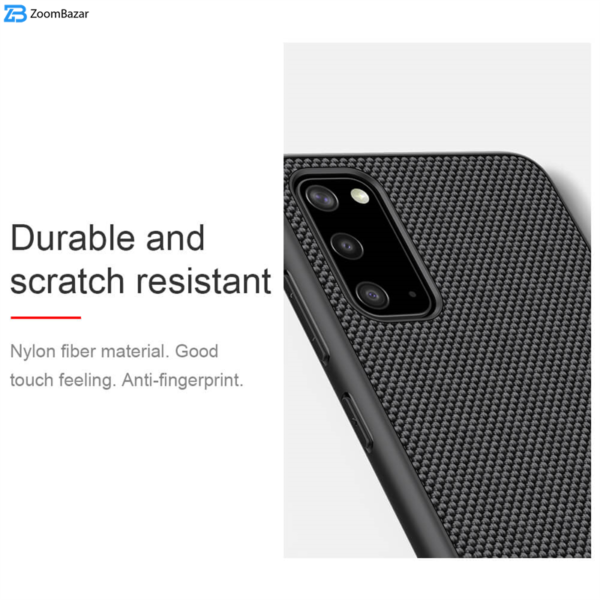کاور نیلکین مدل Textured nylon fiber مناسب برای گوشی موبایل سامسونگ Galaxy S20