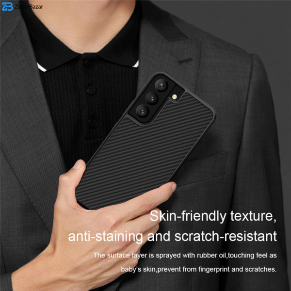 کاور نیلکین مدل Synthetic fiber مناسب برای گوشی موبایل سامسونگ Galaxy S22