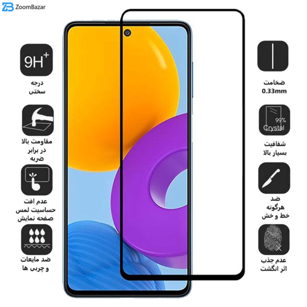 محافظ صفحه نمایش سرامیکی بوف مدل Ceramic مناسب برای گوشی موبایل سامسونگ Galaxy M52/A72/A71