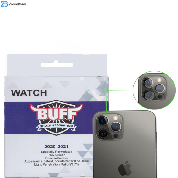 محافظ لنز دوربین بوف مدل Slc02 مناسب برای گوشی موبایل اپل Iphone 12 Pro Max