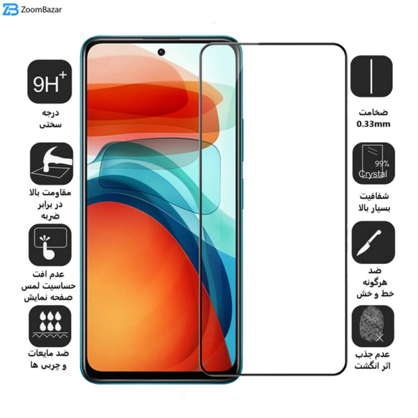 محافظ صفحه نمایش سرامیکی بوف مدل Ceramic-G مناسب برای گوشی موبایل شیائومی Redmi Note 10 Pro 5G/Poco X3 GT