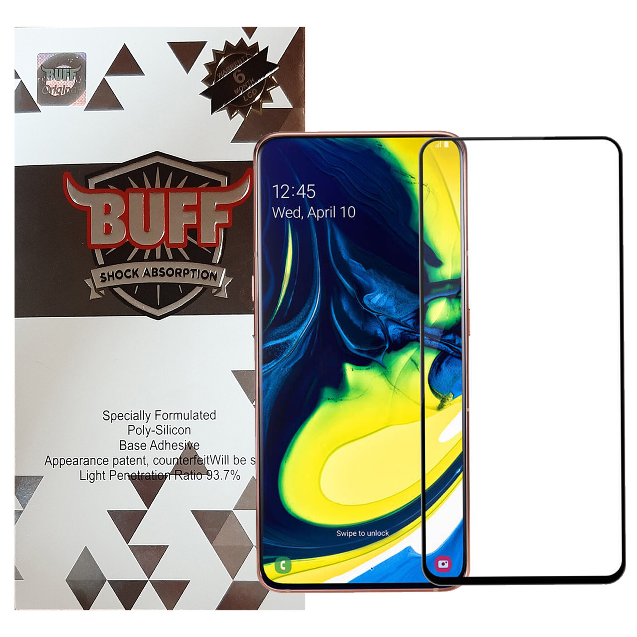 محافظ صفحه نمایش 5D مات بوف مدل Fm33-G مناسب برای گوشی موبایل سامسونگ Galaxy A80 / A90