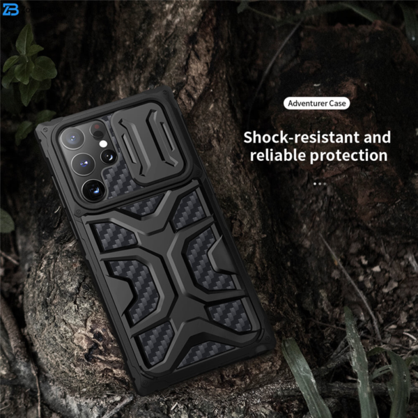 کاور نیلکین مدل Adventurer مناسب برای گوشی موبایل سامسونگ Galaxy S22 Ultra