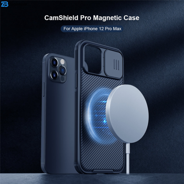 کاور نیلکین مدل CamShield Pro Magnetic مناسب برای گوشی موبایل اپل IPhone 12 ProMax