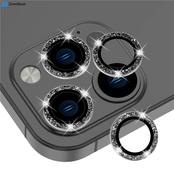محافظ لنز دوربین بوف مدل Diamond-Luxury مناسب برای گوشی موبایل اپل iphone 13 Pro Max / iphone 13 Pro