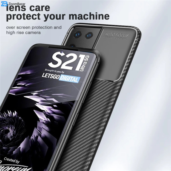 کاور اپیکوی مدل Auto Focus Carbon مناسب برای گوشی موبایل سامسونگ Galaxy S21 Ultra