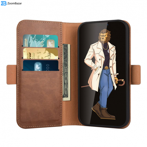 کیف کلاسوری گرین مدل Wallet 2in1 magsafe مناسب برای گوشی موبایل اپل Iphone 13 Pro Max