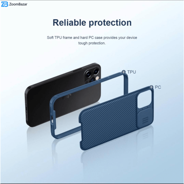 کاور نیلکین مدل Camera cover مناسب برای گوشی موبایل اپل iphone 13 pro