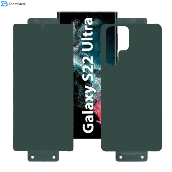 محافظ صفحه نمایش بوف مدل Full Body-G مناسب برای گوشی موبایل سامسونگ Galaxy S22 Ultra به همراه محافظ پشت گوشی