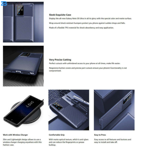 کاور اپیکوی مدل Auto Focus Carbon مناسب برای گوشی موبایل سامسونگ Galaxy S22 Plus