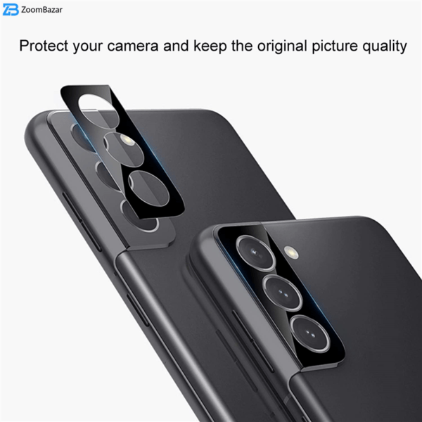 محافظ لنز دوربین بوف مدل 3D مناسب برای گوشی موبایل سامسونگ Galaxy S22/S22 Plus