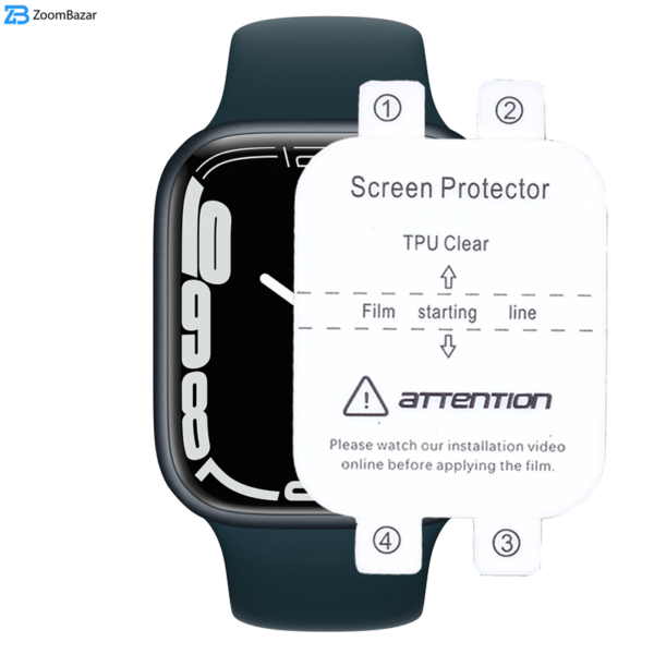 محافظ صفحه نمایش بوف مدل Hydrogel-New-2022 مناسب برای اپل واچ 45 میلی متری سری 7