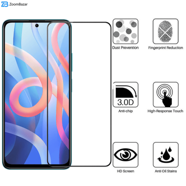 محافظ صفحه نمایش 5D بوف مدل F33 مناسب برای گوشی موبایل شیائومی Redmi Note 11 5G China / Poco M4 Pro 5G/ Note 11T 5G/ Note 11S 5G