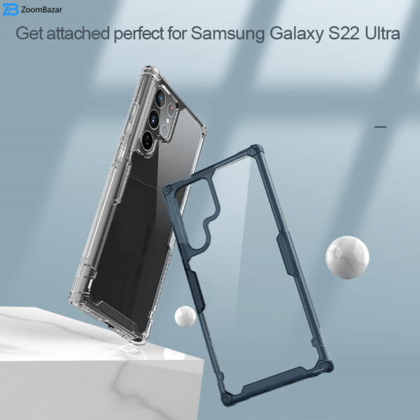 کاور نیلکین مدل Nature TPU Pro مناسب برای گوشی موبایل سامسونگ Galaxy S22 Ultra