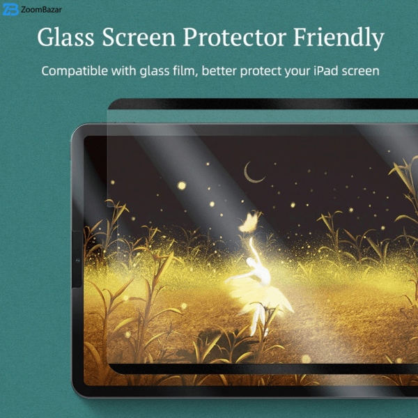 محافظ صفحه نمایش مات بوف مدل Magnti مناسب برای تبلت اپل iPad 10.2 2021/2020/2019