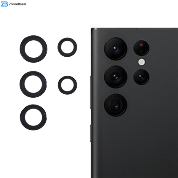 محافظ لنز دوربین بوف مدل ClrFilm مناسب برای گوشی موبایل سامسونگ Galaxy S22 Ultra