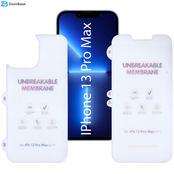 محافظ صفحه نمایش مات بوف مدل Hydrogel-matte مناسب برای گوشی موبایل اپل iphone 13 Pro Max به همراه محافظ پشت گوشی