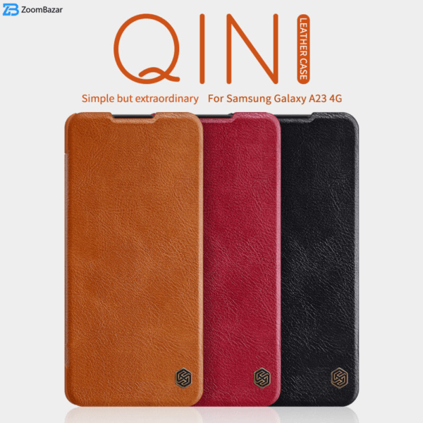 کیف کلاسوری نیلکین مدل Qin Leather Case مناسب برای گوشی موبایل سامسونگ Galaxy A23 4G