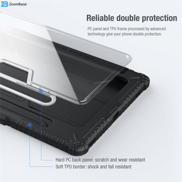 کیف کلاسوری نیلکین مدل Camshield Bumper مناسب برای تبلت سامسونگ Galaxy Tab S8, S8 5G