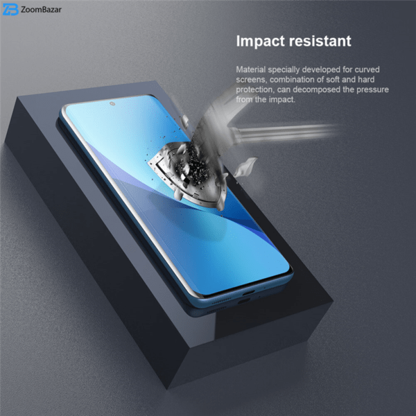 محافظ صفحه نمایش نیلکین مدل Impact Resistant مناسب برای گوشی موبایل شیائومی Mi 12X /12 بسته دو عددی