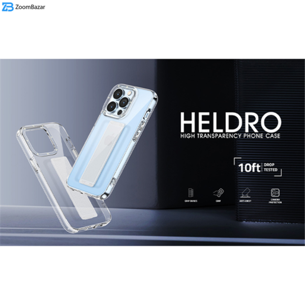 کاور کی فون مدل Heldro-Crystal مناسب برای گوشی موبایل  اپل Iphone 13