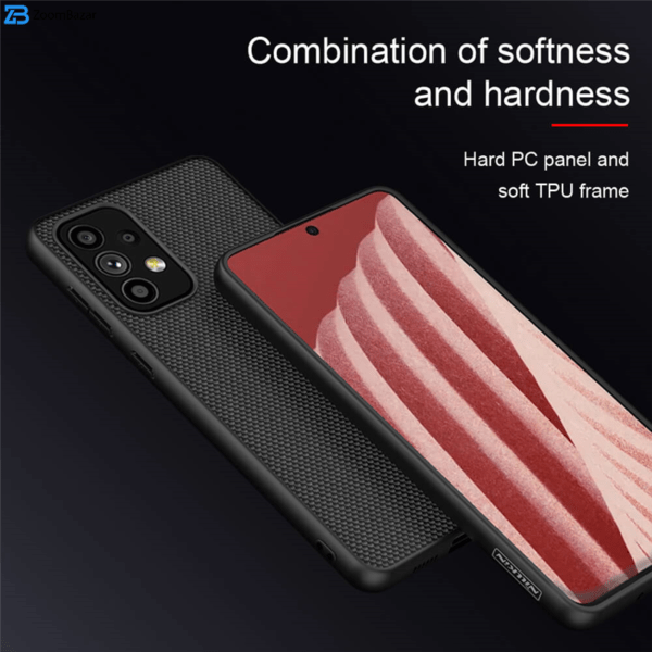 کاور نیلکین مدل Textured FIber Case مناسب برای گوشی موبایل سامسونگ Galaxy A73 5G