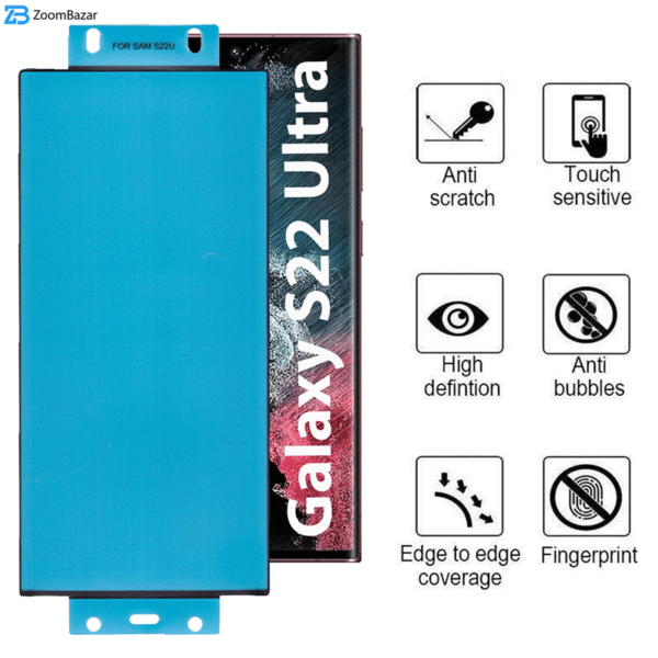 محافظ صفحه نمایش بوف مدل New Silicone-G مناسب برای گوشی موبایل سامسونگ Galaxy S22 Ultra