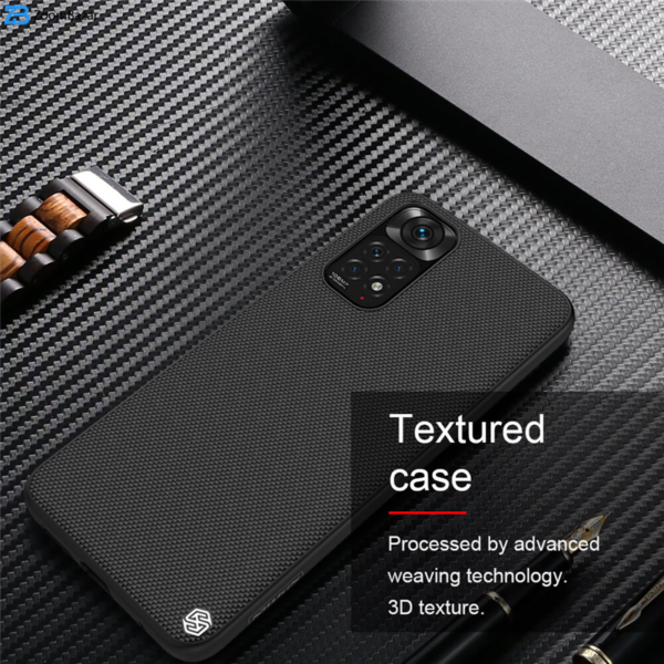 کاور نیلکین مدل Textured Fiber Case مناسب برای گوشی موبایل شیائومی Redmi Note 11S 4G Global