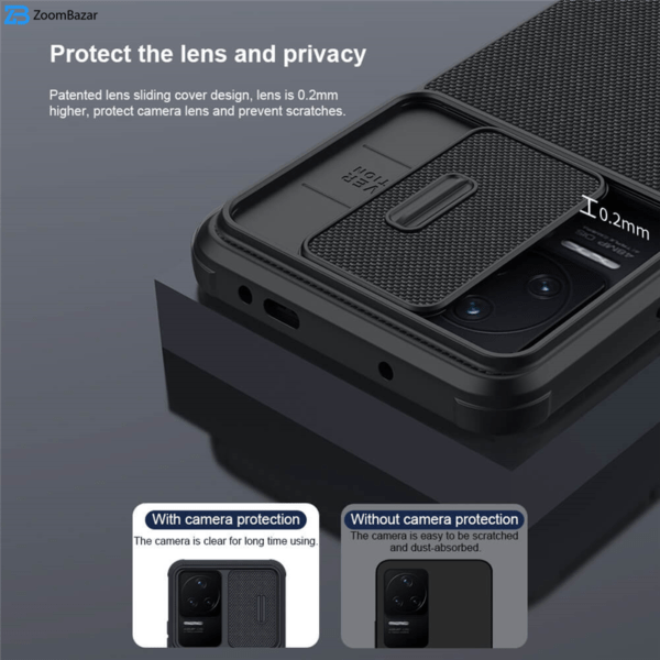 کاور نیلکین مدل Textured مناسب برای گوشی موبایل شیائومی Redmi K50, K50 Pro