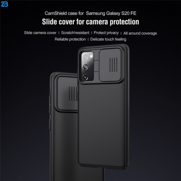 کاور نیلکین مدل CamShield مناسب برای گوشی موبایل سامسونگ Galaxy S20 FE 2022/S20 FE 2020