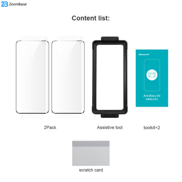 محافظ صفحه نمایش نیلکین مدل Impact Resistant مناسب برای گوشی موبایل وان پلاس 10 Pro بسته دو عددی