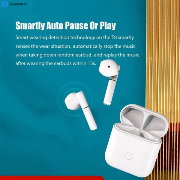 هندزفری بلوتوثی کیو سی وای مدل SAE QCY T8 TWS Smart Earbuds